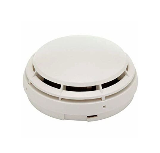 Addressable smoke detector with base