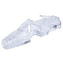 Transparent RJ45 Caps Cat 5 CAT6 Protective Sleeve RJ-45 CAT6 CAT5e Adapter Cap Ethernet Network Cable Connector Plugs 