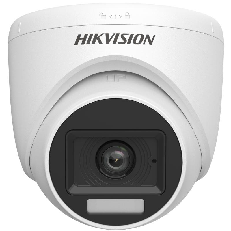 Hikvision 2MP Smart Hybrid Light Audio Fixed Turret Camera