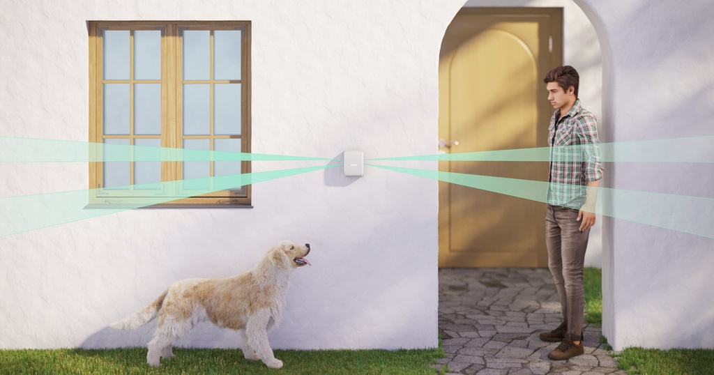 Ajax - DualCurtain Outdoor - Wireless Motion Detector With Anti-Masking and Pet Immunity