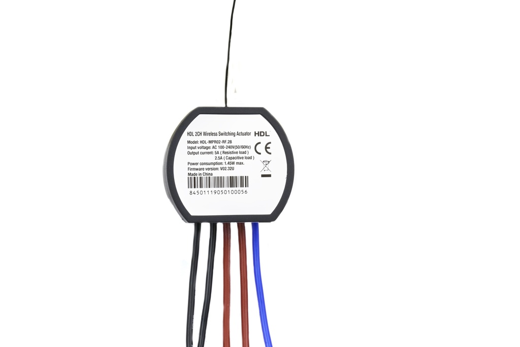 HDL - 2CH Wireless Relay Actuator