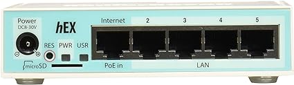 Mikrotik hEX RB750Gr3 5-port Ethernet Gigabit Router