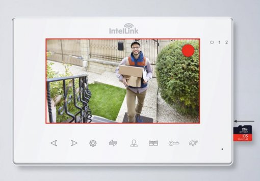 IntelLink Intercom Kit - Video Doorbell & HD 
7Inch Video Monitor with WiFi