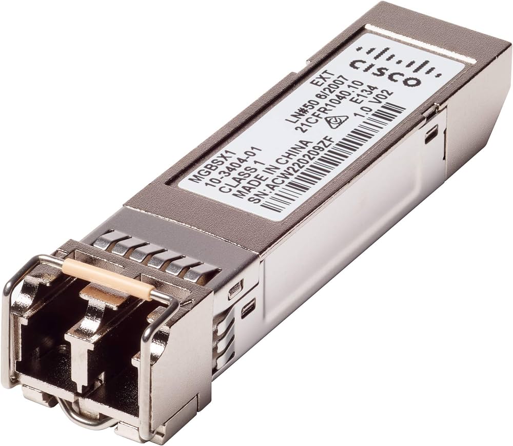 Cisco SX Mini-GBIC Sfp Transceiver - Silver, MGBSX1