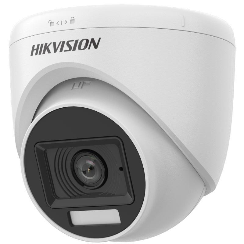 Hikvision HD 2MP Indoor Smart Hybrid Light Audio Fixed Turret Camera -built-in mic