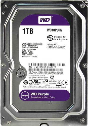 [HDD 1T.B WD Purple] هارديسك ويسترن ديجيتال 1 تيرا بايت بيربل