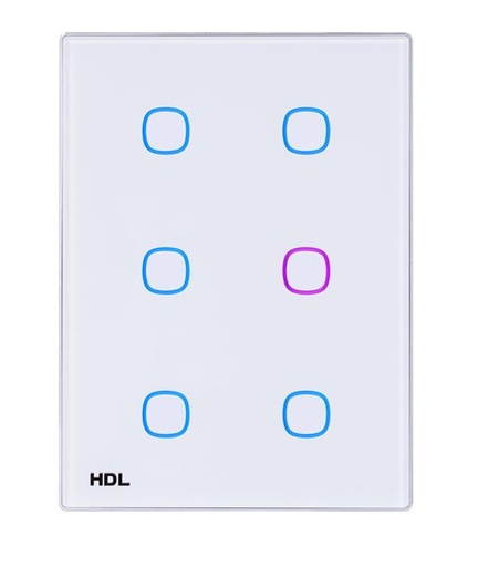 HDL - iTouch 6-Buttons Touch Panel US