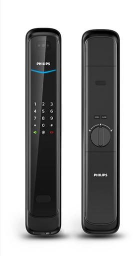 [DDL702-8HWS] Philips - EasyKey/7000Series Push Pull - Smart Door Lock - 3D Facial-Recognition